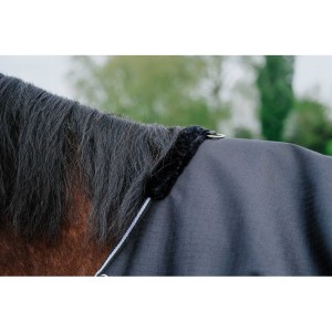 EquiTheme Derka przeciwdeszczowa padokowa 0g TYREX 600D - czarna