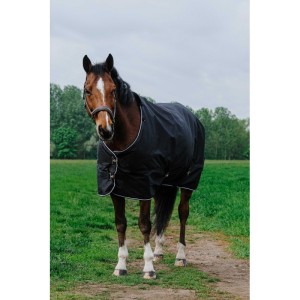 EquiTheme Derka przeciwdeszczowa padokowa 0g TYREX 600D - czarna