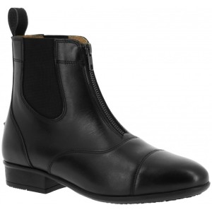 EquiTheme Sztyblety jeździeckie  skórzane zapinane na zamek