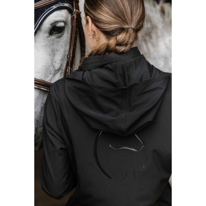 EquiTheme Kurtka jeździecka damska Je t'aime - czarna