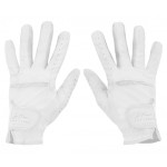 EquiTheme Rękawiczki jeździeckie Je t'aime - białe