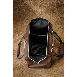 EquiTheme Torba na szczotki dla konia na kółkach Je t'aime - brązowa