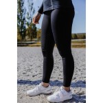 EquiTheme Bryczesy damskie legginsy - czarne