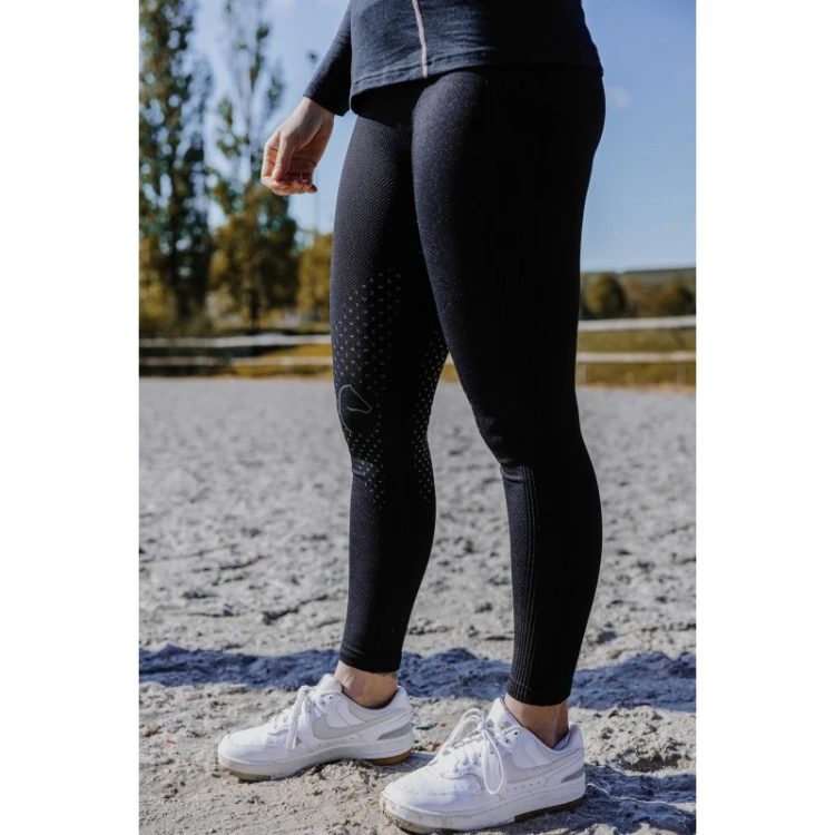 EquiTheme Bryczesy damskie legginsy - czarne 1.jpg