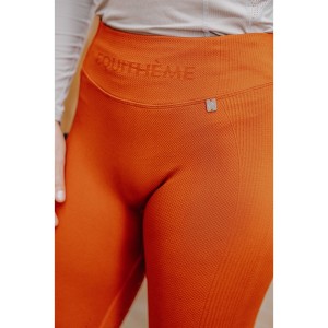 EquiTheme Bryczesy damskie legginsy - pomarańczowe