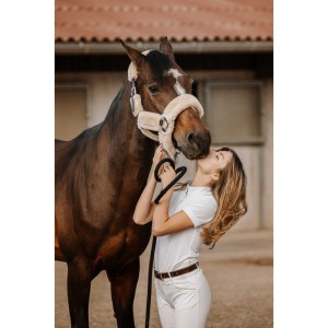 EquiTheme Koszulka konkursowa jeździecka - damska - biała