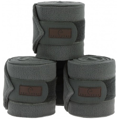 Owijki polarowe EquiTheme 3m - szare