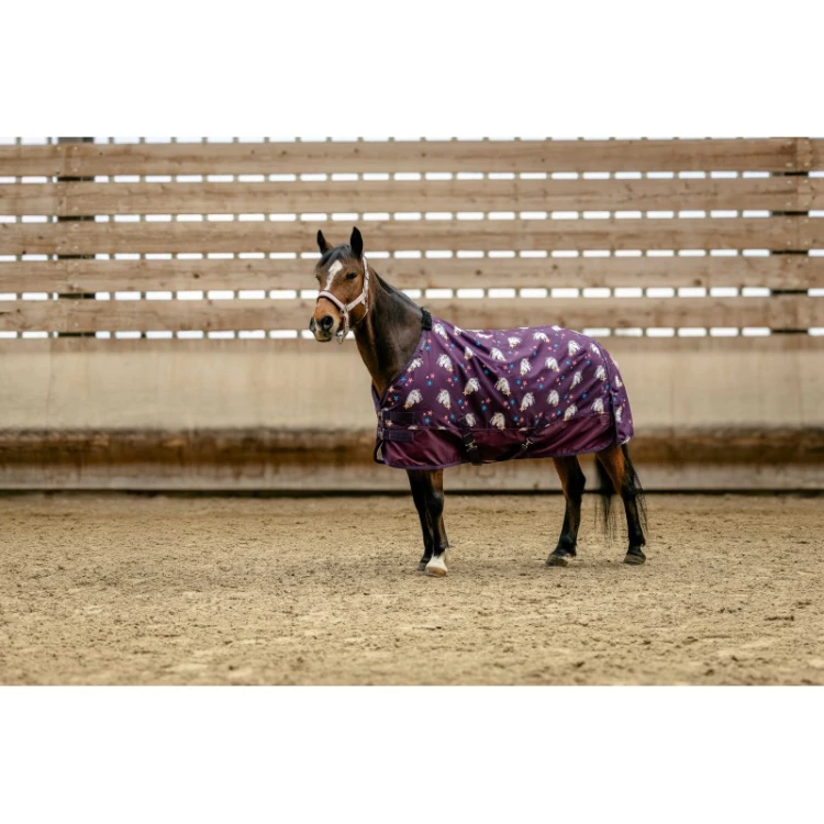 Derka przeciwdeszczowa ocieplana 220g EquiTheme Unicorn zdrowy koń.jpg