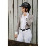 Koszulka konkursowa z długim rękawem EquiTheme Julie - beżowa