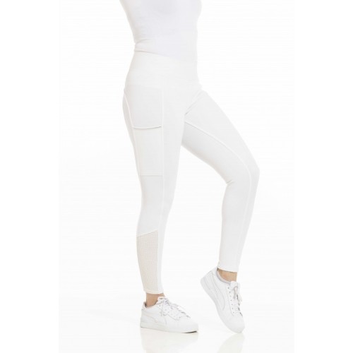 Legginsy jeździeckie z pełnym lejem silikonowym Brigitte - białe 1.jpg