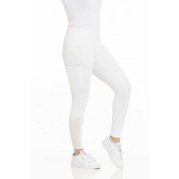 Legginsy jeździeckie z pełnym lejem silikonowym Brigitte - białe 1.jpg