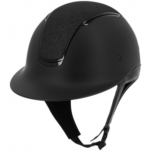Kask jeździecki EquiTheme Soazy - Glossy Black Crystal 1.jpg