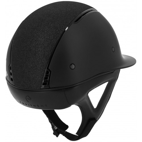Kask jeździecki EquiTheme Soazy - Glossy Black Crystal.jpg
