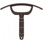 Ściągaczka do wody z sierści konia Je t'aime EquiTheme Strass - brązowa