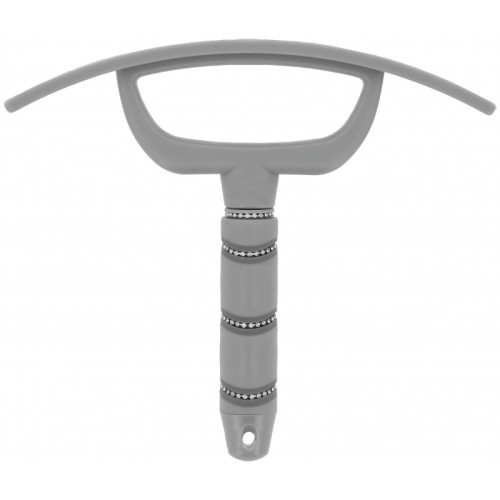 Ściągaczka do wody z sierści konia Je t'aime EquiTheme Strass - szara