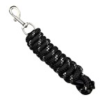 Uwiąz do prowadzenia konia Horsenjoy Velvet - czarny