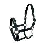 Kantar dla konia podszywany Horsenjoy Velvet  - czarny