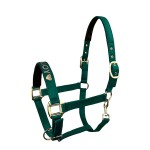 Kantar dla konia podszywany Horsenjoy Velvet  - zielony