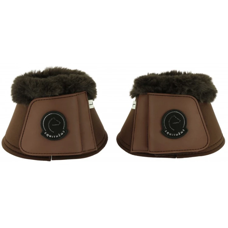 Kaloszki dla konia Je t'aime EQUITHÈME Snuggy - brązowe.jpg