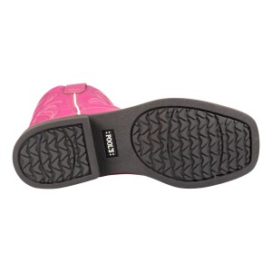 Kowbojki damskie młodzieżowe różowe Pool's Girl's Ranch