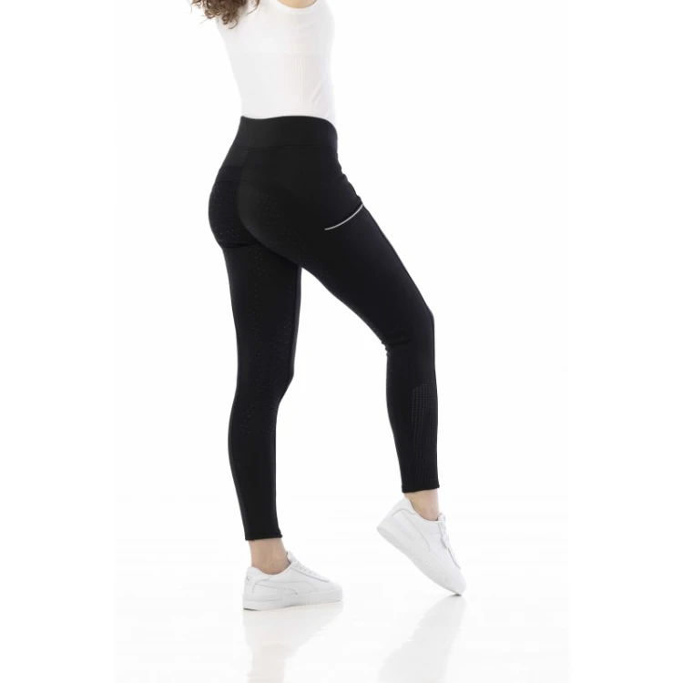 Legginsy jeździeckie z pełnym lejem silikonowym Brigitte - czarne 1.jpg
