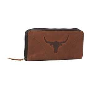 Portfel męski skórzany westernowy MYRA BAG Taurean Walet