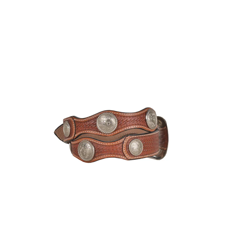 Skórzany pasek do spodni westernowy MYRA Rustic Woods 2.webp