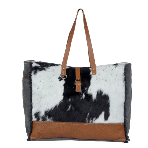 Torebka damska westernowa MYRA BAG Matty Affair Canvas & Hairon