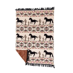Koc westernowy bawełniany MYRA Chisholm Trail Throw 127x 152cm