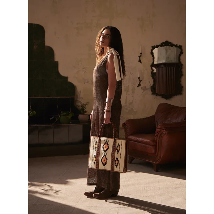 Torebka damska westernowa MYRA BAG Cedar Crest Canvas & Leather 1.webp