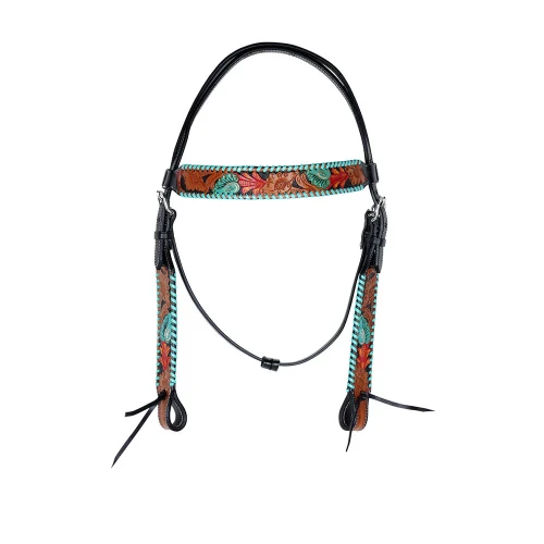 Ogłowie westernowe MYRA Turquoise
