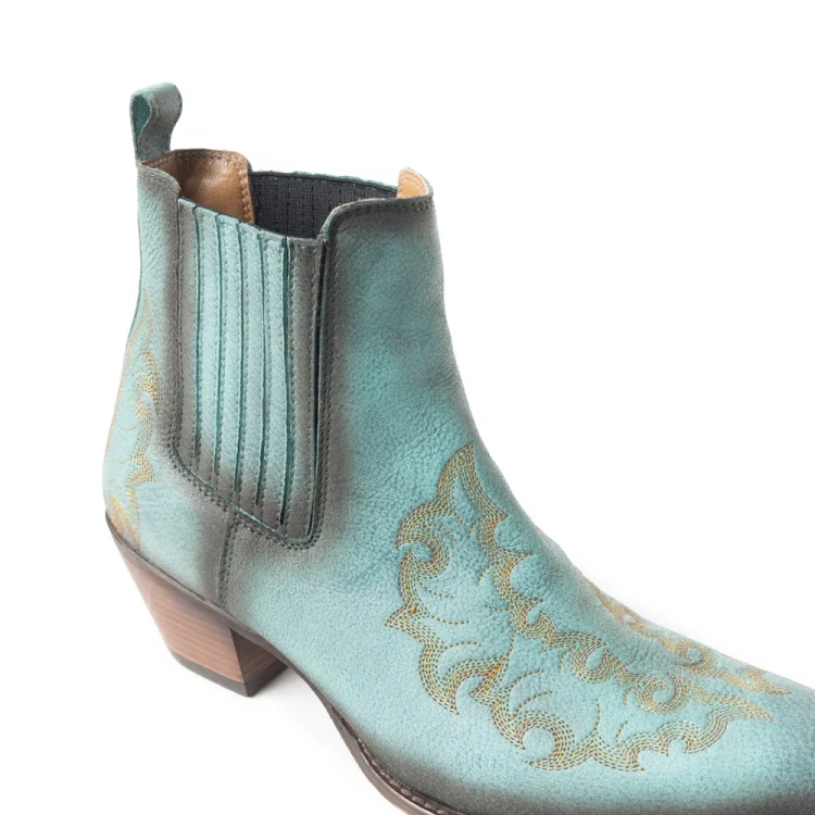 Kowbojki damskie MYRA Dearling Ranch Teal 1.webp