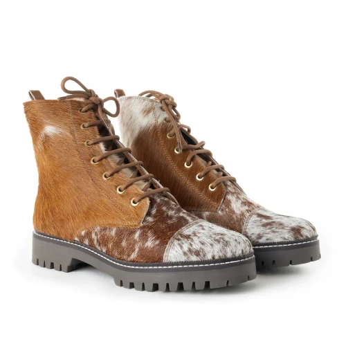 Buty damskie kowbojskie MYRA Helium Hair-on