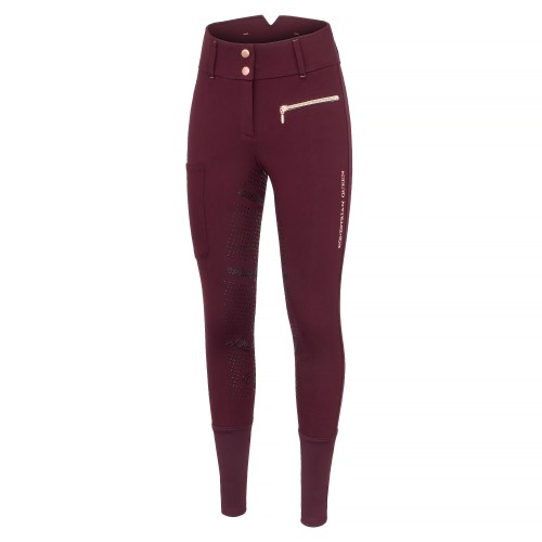 Bryczesy jeździeckie damskie z pełnym lejem EQ.QUEEN - rozm. 34 - WYSYŁKA 48 H  