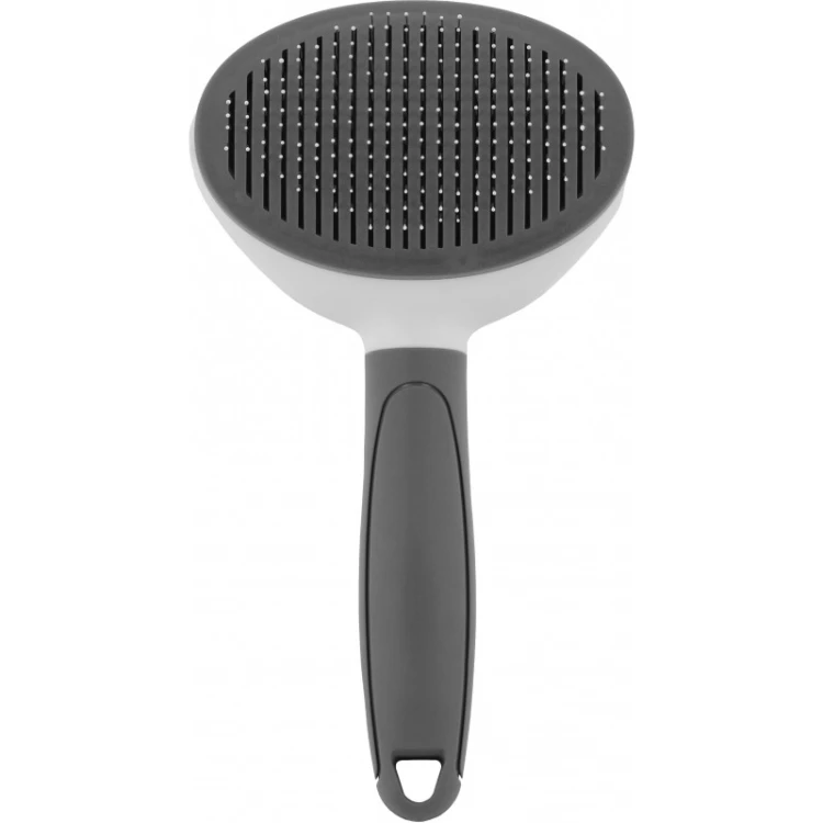 Szczotka do usuwania martwej sierści HippoTonic Groomer - szara 3.jpg