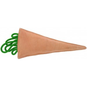 Zabawka skórzana dla konia - marchew