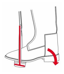 Strzemiona stalowe profilowane  Harry's Horse 