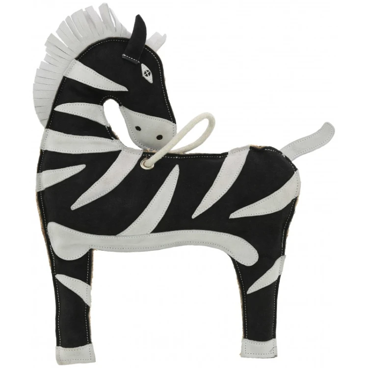Zabawka dla konia skórzana zebra HippoTonic 2.jpg