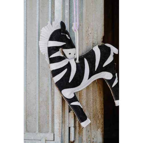 Zabawka dla konia skórzana zebra HippoTonic 1.jpg