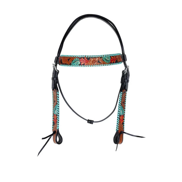 Ogłowie westernowe MYRA Turquoise 1.webp