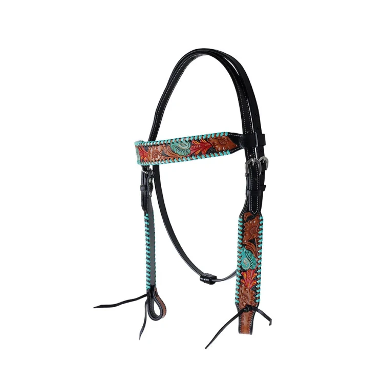 Ogłowie westernowe MYRA Turquoise.webp