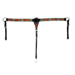 Napierśnik westernowy skózany MYRA Turquoise - rozm. COB - WYSYŁKA 48H