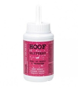 YOU AND YOUR HORSE Glittery Hoof 600 ml olej do kopyt z brokatem