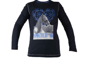 Koszulka jeździecka z długim rękawem HORKA - rozm. 116 - WYSYŁKA 48 H  