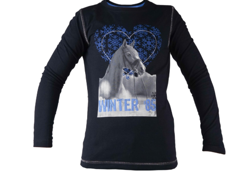 Koszulka jeździecka z długim rękawem HORKA - rozm. 116 - WYSYŁKA 48 H  