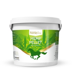 HorseLine PRO Hemp Pellet 2,5kg naturalny pellet konopny dla koni