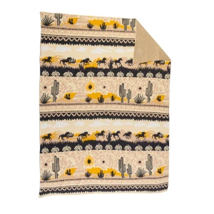 Koc westernowy bawełniany MYRA Wild Horse Canyon - WYSYŁKA 48H