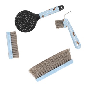 Zestaw szczotek do pielęgnacji koni QHP Stable Buddy - WYSYŁKA 48H