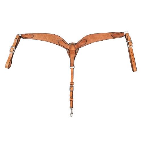 Napierśnik westernowy POOL'S DELUXE naturalny brąz - WYSYŁKA 48H