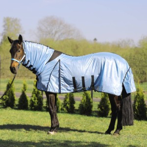 Derka przeciw owadom z kapturem siatkowa York - błękitna - rozm. 145 - WYSYŁKA 48H